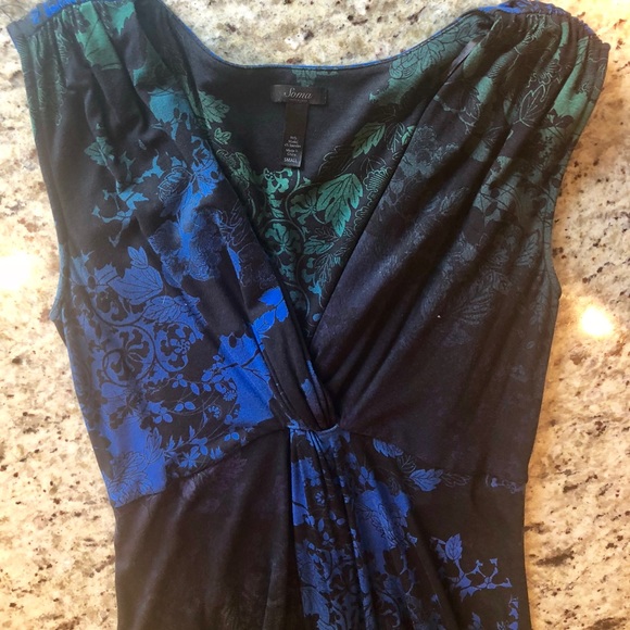 Soma Maxi Dress, Stretch Cotton Size Small EUC - Picture 3 of 6